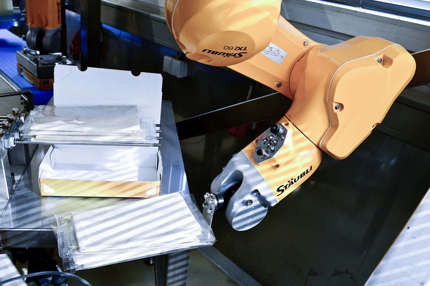 Stäubli Robotics offers automation solutions for environments where hygiene matters